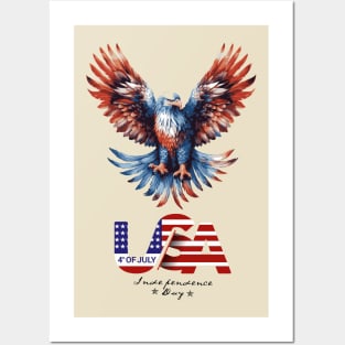 Eagle USA INdependence Posters and Art